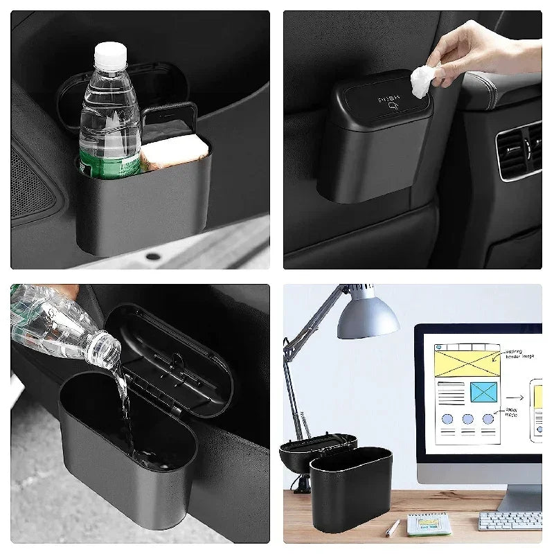 Compact Car Trash Can
