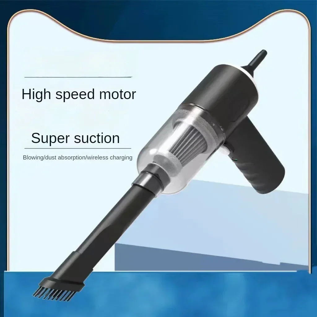 TurboClean™ Portable Car Vacuum – High-Power Handheld Interior Cleaner