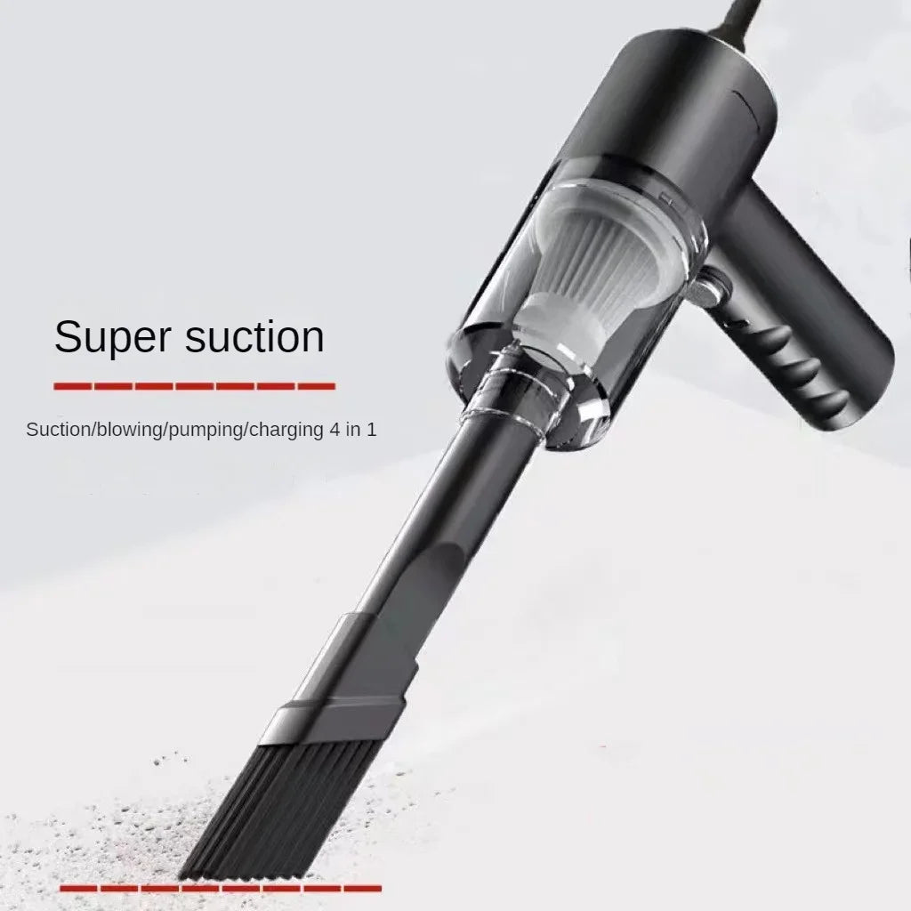 TurboClean™ Portable Car Vacuum – High-Power Handheld Interior Cleaner