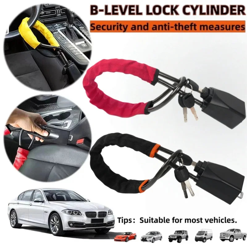 GearGuard™ Heavy-Duty Car Steering Wheel Lock