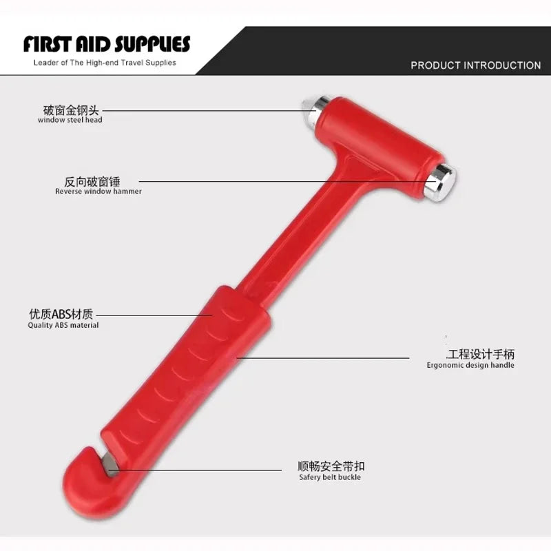 RescuePro™ 2-in-1 Car Safety Tool (Emergency Escape)
